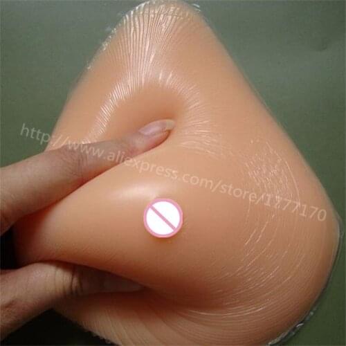 Post surgical women drag queen boobs silicone mastectomy breast 450g Left D cup for breast cancer lady