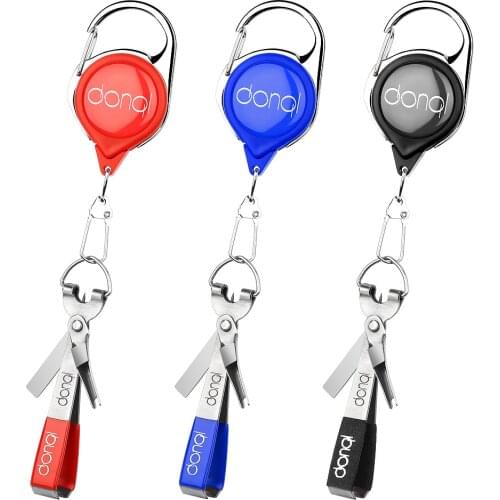 DONQL Quick Knot Tool Fast Knotter Scissors For Fishing Line Cutter Hook Sharpener Tyer Fly Tying Tools Carp Fishing Accessories