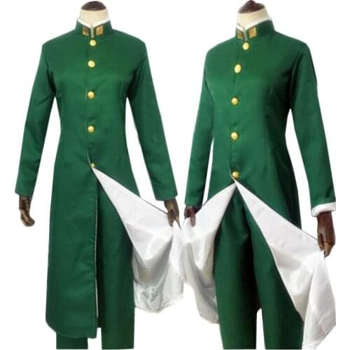 JoJo JoJos Bizarre Adventure Cosplay Noriaki Kakyoin Cosplay Costume Anime Cosplay Outfits Suits Halloween Costumes