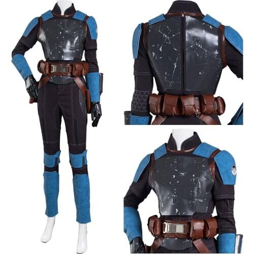 S2 Bo-Katan Kryze Cosplay Costume Jumpsuit Outfits Halloween Carnival Suit For Women Girls