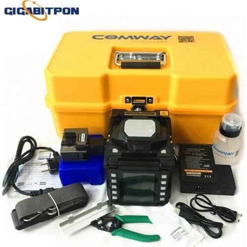 Multi-tone Conway C10 PAS technology automatic fusion splicer 6 motor core aligning fiber end face fusion splicer