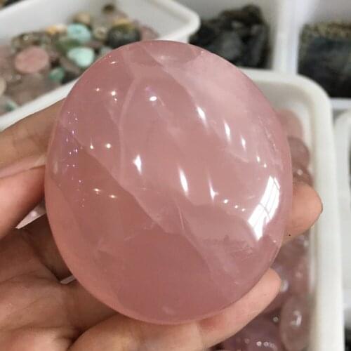 NATURAL Rose Crystal Gem Stone polishing Original Healing