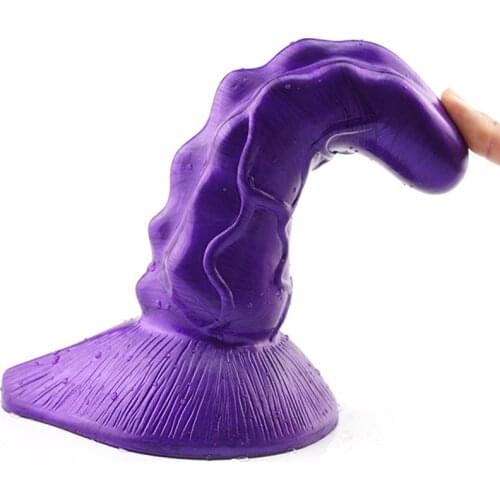 New Big Animal Dildo Liquid Silicone Dildo Adult Sex Toys Women Simulation Penis Suction Cup Fake Cock Massager Vaginal Dilation