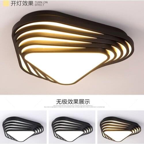 New Design modern ceiling light DIY triangle led bedroom ceiling lamp Nordic living room lampara home indoor use
