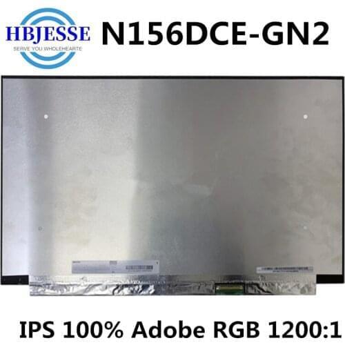 Original 15.6'' 4K UHD 3840X2160 Matte Screen Display Panel Matrix Exact Model N156DCE-GN2 IPS 100% Adobe RGB 1200:1 (Typ.) (TM)