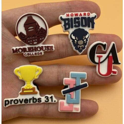 Single Sale 1Pcs Shoe Decoration Alphanumeric DIY PVC Slipper Accessories For Croc Jibz Kids Party Childrens Day Gifts