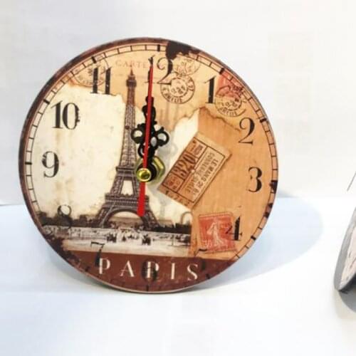 Shabby Chic,Owl Wall Clocks,Vintage Wall Clock,Bird Wall Watches Home Decor,Silent Wall Clock