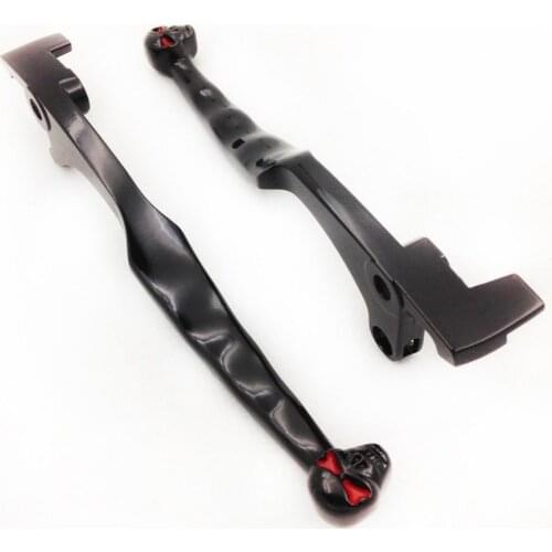Brake Clutch Handle Skull Levers For Kawasaki 87-08 Vulcan 1500 / 03-09 Vulcan 1600 Mean Streak Drifter Nomad Classic Tourer
