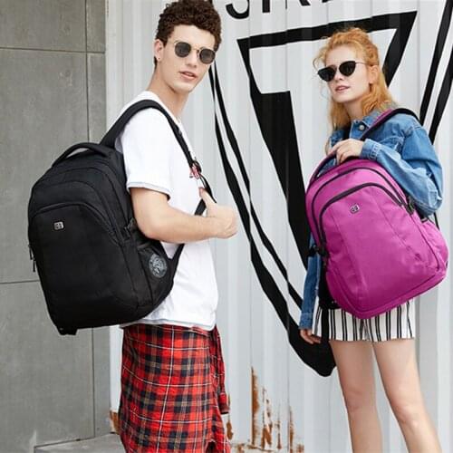 Anti Theft Nylon 27L Men 15.6 inch Laptop Backpacks School Fashion Travel Male Casual Women Schoolbag