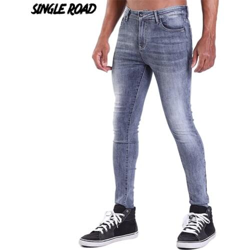Single Road Skinny Jeans For Men
