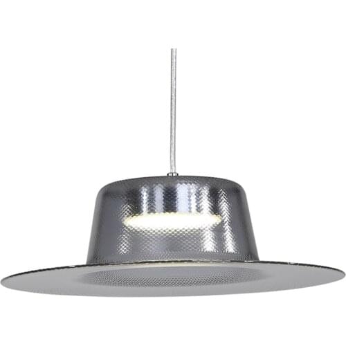 Modern smoke grey glass hat pendant lights dining room Nordic bar lamp hanging LED light living room bedside lamp decor lighting