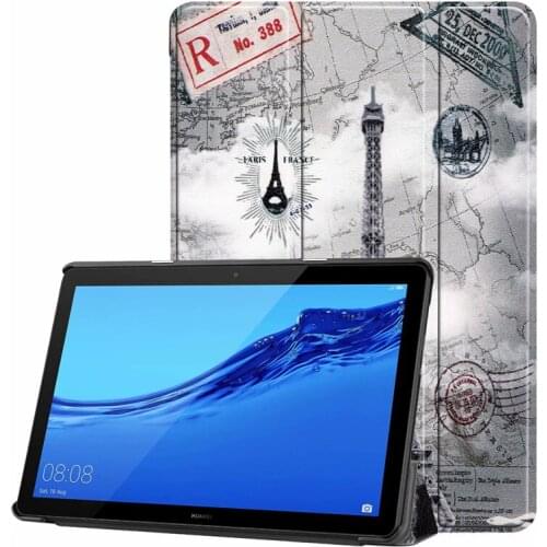 Ultra Slim PU Leather Case For Huawei MediaPad T5 AGS2-W09/L09/L03/W19 10.1"Tablet stand cover for huawei T5 10 case
