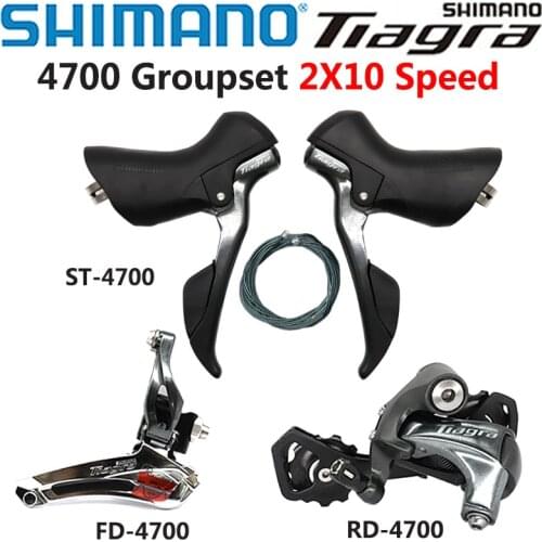 SHIMANO Tiagra 4700 Groupset 4700 Derailleurs ROAD Bicycle 2x10 Speed ST 4700 + FD 4700 Front Derailleur + Rear Derailleur