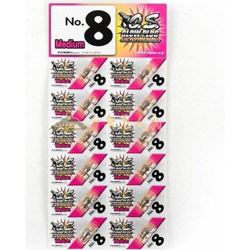 100% Original OS8 NO.8 O.S. OS8 medium plug N Glow Plugs For OS Engine