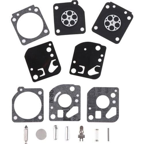 15PCS/SET Carburetor Carb Gasket Diaphragm Repair Rebuild Kit Fit For Zama RB-29 Carb Blower Trimmer Wholesale