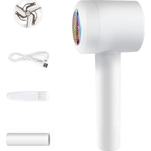 2 in 1 Electric Clothing Lint Remover Hair Ball Sticky Roller USB Rechargeable Sweater Fuzz Shaver