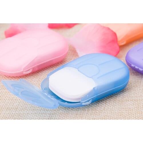 20PCS Disposable Soap Paper Travel Soap Paper Washing Hand Bath Clean Scented Slice Sheets Mini Paper Soap New 2020 TSLM1