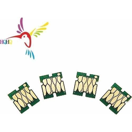 4pcs/Set T9731-T9734 One Time Ink Cartridge Chip for Epson WF-C869Ra Printer Single Use Chips T9731-T9734 for EPSON Printers