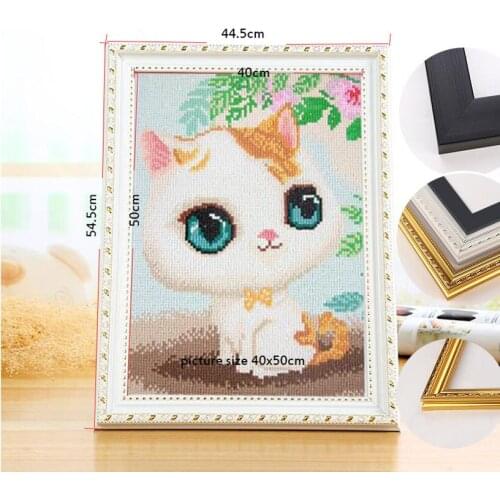 40x50cm Diamond Embroidery frame Handmade Diamond Painting diy frame Needlework Mosaic Cross Stitch Photo Frame Home Decor