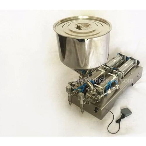 Freeshipping G2WGD500 Pneumatic Semi-automatic Paste and Liquid filling machine,Cosmetic Piston Paste Filling Machine (20-500ml)