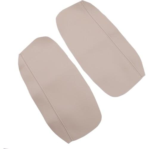 Beige PU Leather Car Center Console Armrest Lid Cover Cap Fit For Honda Acura RL 2005 2006 2007 2008 2009 2010