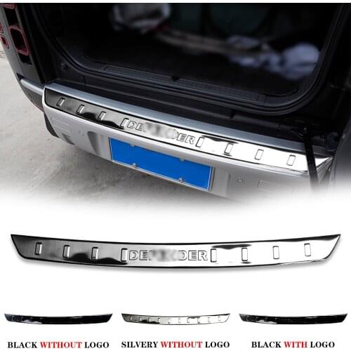 Car Trunk Door Sill Plate Rear Bumper Guard Protector Stainless Steel Pad Durable Car Rear Bumper Protec