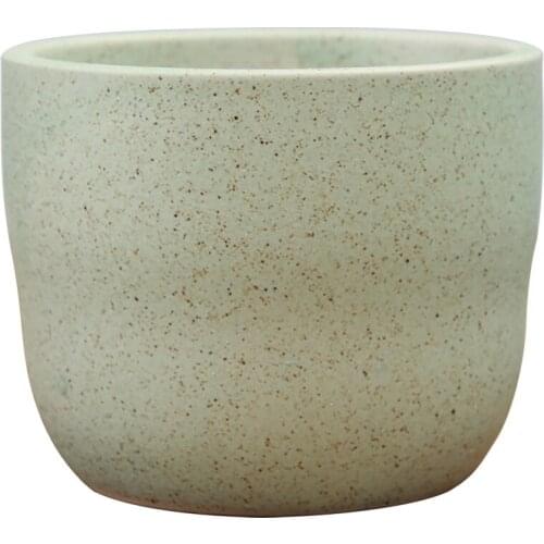 Macaron Succulent Plant Pot Groove Potted Gardening Flowerpot Stoneware Plain Breathable Home Decor Simple Ceramics