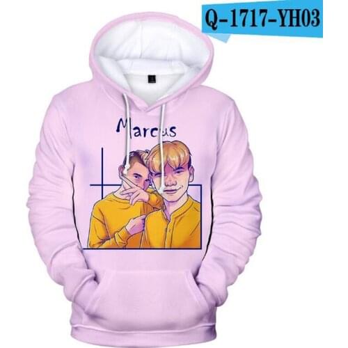 Sidno Hot Sale Marcus Martinus 3D Hoodie Men/Women Fashion Casual Pullovers Sweatshirt Print Marcus Martinus Mens Hoodies