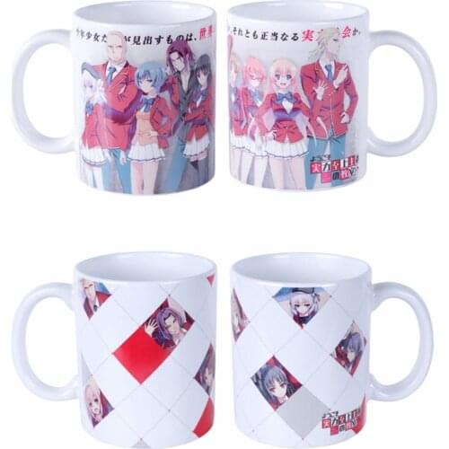 Anime JK Youkoso Jitsuryoku Shijou Shugi no Kyoushitsu e Cosplay Mug Classroom of the Elite Ceramic Daily Drink Cup Coffee Tea