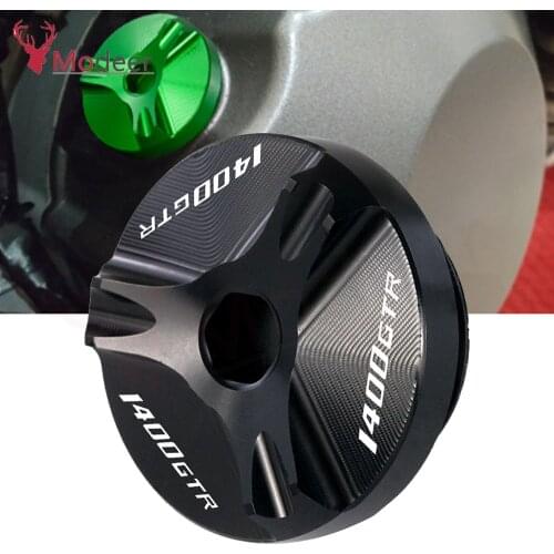 Oil Filler Cap For KAWASAKI 1400GTR GTR1400 GTR 1400 2007-2017 Motorcycle Accessories Engine Oil Drain Plug Sump Nut Cup Cover