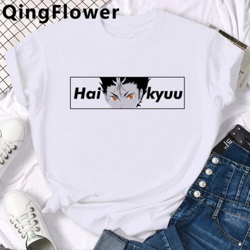 Haikyuu Kuroo Bokuto Manga Shoyo Volleyball summer top t-shirt men harajuku kawaii aesthetic japanese t-shirt couple clothes