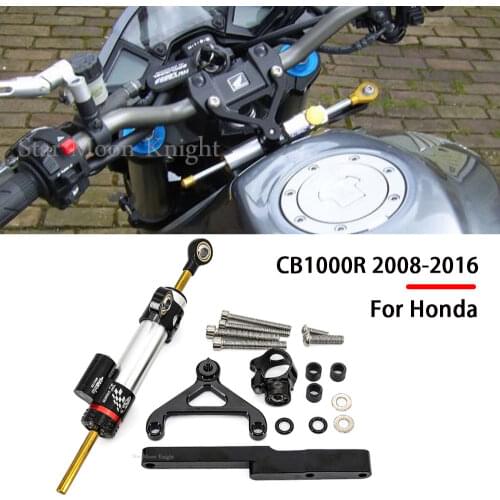 Motorcycle Stabilizer Steering Damper For Honda CB1000R CB1000 R CB 1000 R CNC Dampers Shock Absorber Direction Mount Bracket