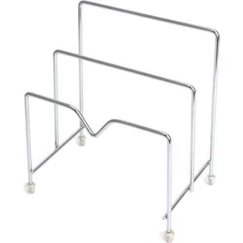 Stainless Steel Pot Lid Rack Pan Cutting Board Holder Organizer For Kitchen #20/20L