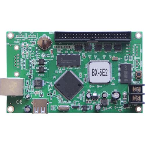 Single color two color led display BX-5E2 support network LAN or internet for LED lintel screen and cluster system display