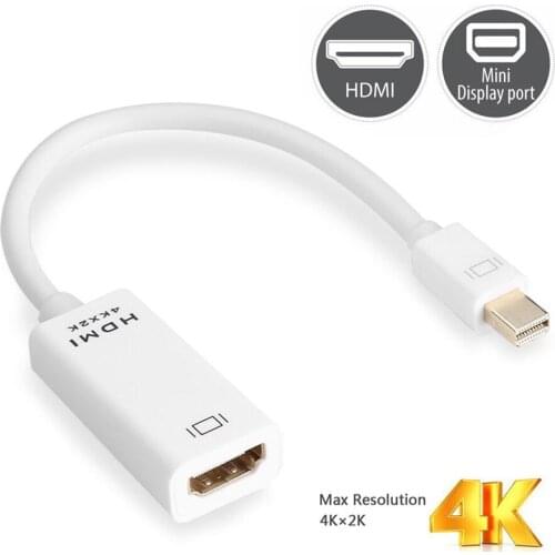 50pcs/lot*Mini Display Port DisplayPort DP Male to HDMI Female converter Adapter Cable For AIR PRO MAC Macbook NOTEBOOK