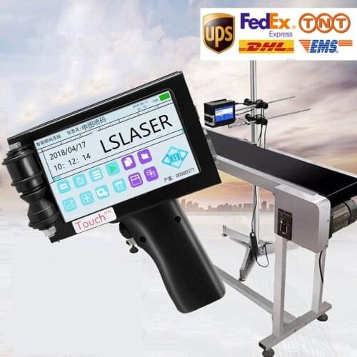 Logo Inkjet Printer QR Bar Batch Code Date Number Expiry Date Label Mobile Hand Jet Handheld Thermal Inkjet Printer