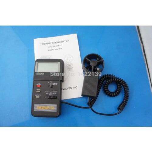 TES AVM-03 Anemometer / Air Flow Meter / Digital Wind Speed Gauge (0.0-45m/s)