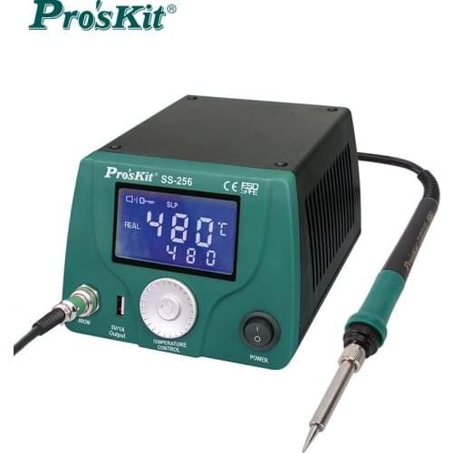 ProsKit SS-256H LCD Smart Temperature Control Soldering Station Digital Display Soldering Station