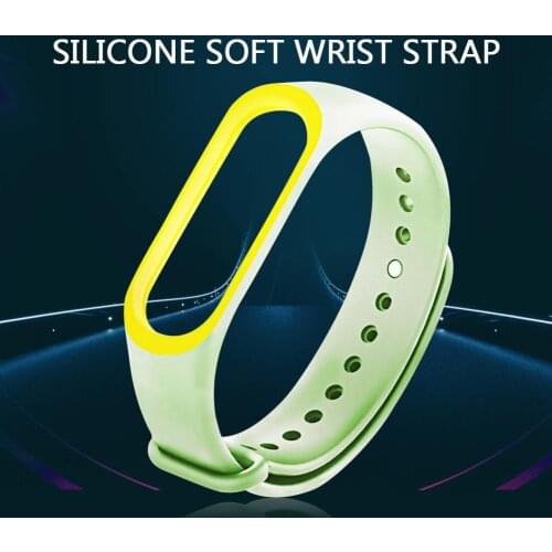 For Mi Band 5 4 3 Universal Luminous Strap Soft Replacement Bracelet Wristband for Xiaomi Miband Smartwatch Summer Fashion