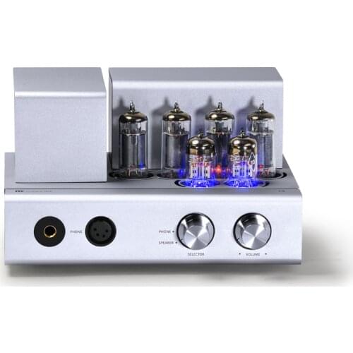 12w*2 MUZISHARE i3 Vacuum Tube Power Amplifier/Headphone Amplifier/Bluetooth/Class A Fever Tube Amplifier/6H2N-EB x2 6P1 x4