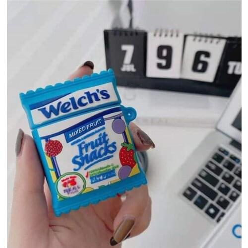 For Airpods 1 / 2 Bluetooth Headset Protective Cover for Airpod 2 3 Pro Silicone Soft Earphone Cases Funda Fruit Candy Pattern