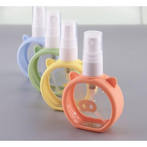 1Pc/2Pc 55ml Travel Refillable Eliquid Spray Alcochol Bottle Empty Container For Cosmetics Portable Perfume Atomizer Moisturize