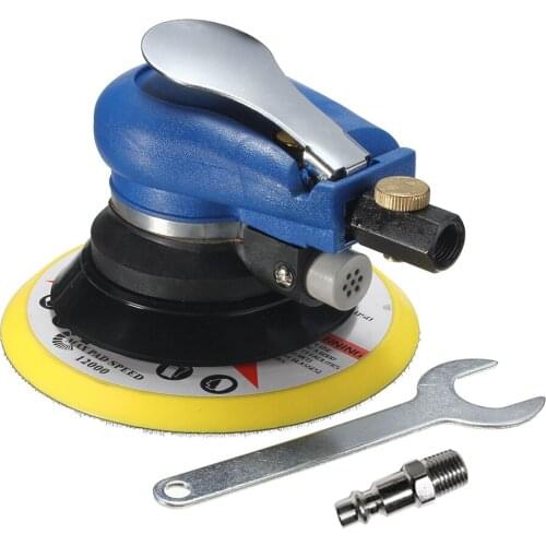 6" Air Random Orbital Palm Sander Auto Body Orbit DA Sanding Low Vibration Air Random Orbital Palm Sander