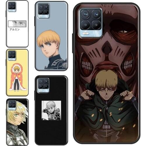 Armin Arlert Attack On Titan For OPPO Realme 8 Pro C3 C11 GT Neo 6 7 Pro Case For OnePlus 8 9 Pro 8T Nord Phone Cover