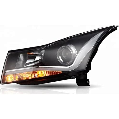 Goodmolds Car Headlight Fit For Chevrolet Cruze 2010-Up Led Head Lamp With Angel Eye Lens Drl Turn Signal