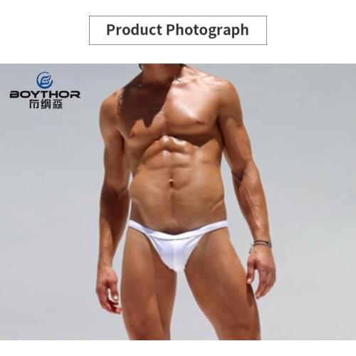 Free Shipping Man Swimming Trunks Sexy Bikini Super Elastic Water Sports Quick-Drying Tight Swimsuit