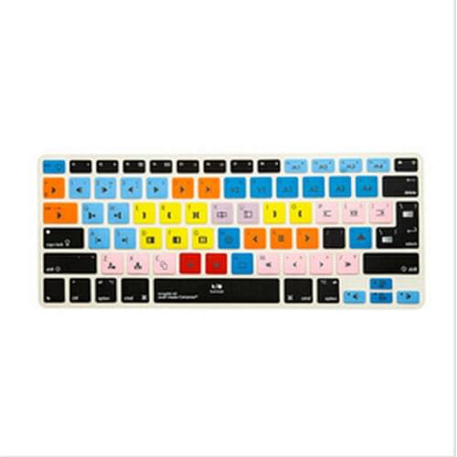 Shortcut Silicone Keyboard Cover Skin For Avid Media Composer Functional for Macbook Air 13 inch, for Macbook Pro 13, 15 US&EU
