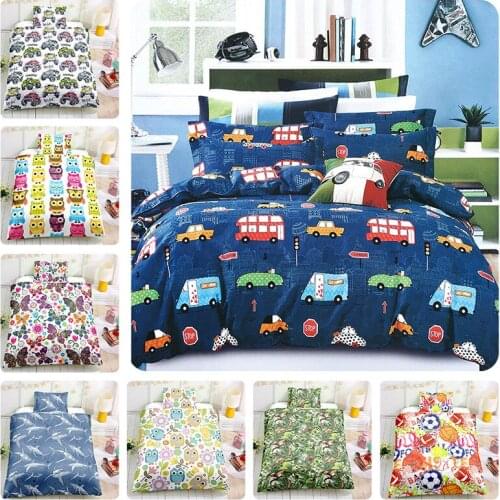 Childrens Bedding set Cartoon Football Dinosaur 2/3Pcs Bedding Sets twin size Duvet Cover set Pillowcase Bed Linen Home Textile