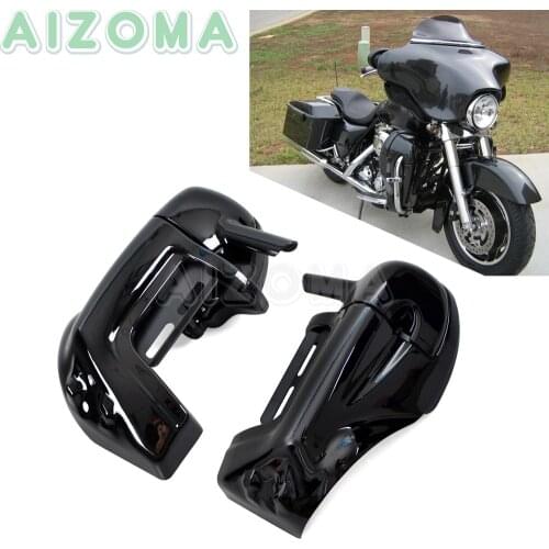Left+Right Side Lower Vented Leg Fairing Cover For Harley Touring Road King Street Electra Glide FLT/FLHRX Ultra-Classic 83-12