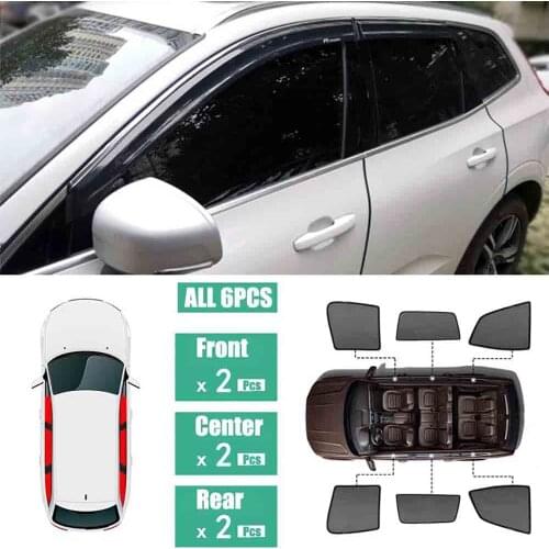 Side Windows Magnetic Sun Shade UV Protection Ray Blocking Mesh Visor Fit For Volvo XC60 2009-2018